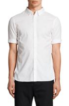 Men's Allsaints Redondo Slim Fit Sport Shirt, Size - White