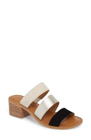 Women's Lucky Brand Rileigh Slide Sandal .5 M - Black