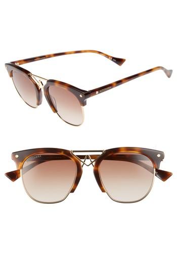 Women's Altuzarra 51mm Round Sunglasses - Dark Havana