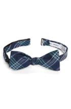 Men's Calibrate School Plaid Denim Bow Tie