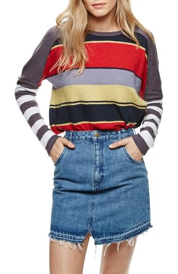 Women's Free People Step Up Denim Miniskirt