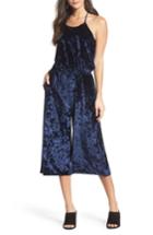 Women's Mary & Mabel Velvet Jumpsuit