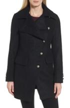 Women's Laundry By Shelli Segal Boucle Military Coat