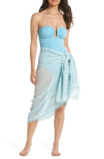 Women's Melissa Odabash Embroidered Pareo