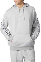 Men's Adidas Originals Tnt Logo Tape Pullover Hoodie - Grey