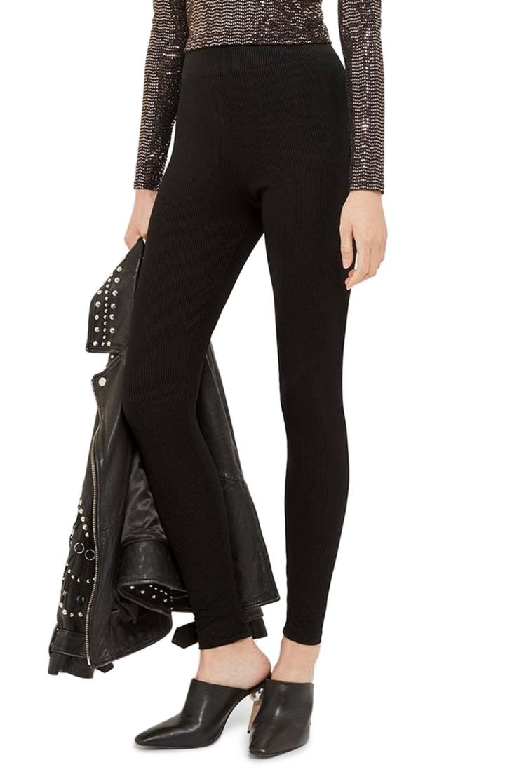 Women's Topshop Skinny Rib Leggings