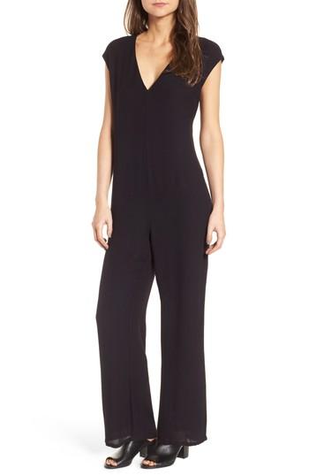 Women's James Perse Crepe Jumpsuit - Grey
