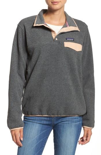 Women's Patagonia Synchilla Snap-t Fleece Pullover - Grey
