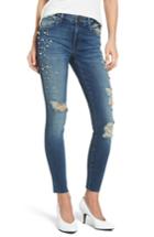 Women's Sts Blue Piper Pearly Detail Ankle Skinny Jeans - Blue