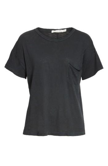 Women's Rag & Bone/jean Pocket Tee, Size - Black