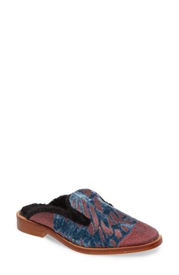 Women's Free People Butterfly Faux Fur Lined Mule -6.5us / 36eu - Red