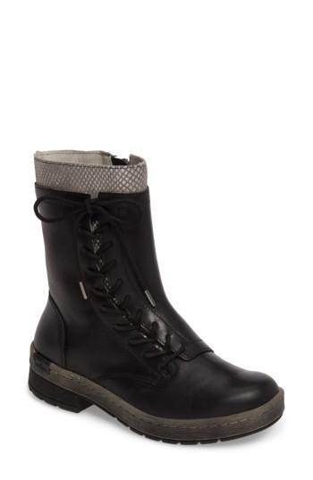 Women's Jambu Chestnut Lace-up Water Resistant Boot M - Black