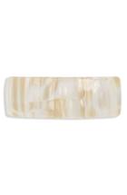 France Luxe 'volume' Rectangle Barrette, Size - Ivory