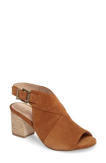 Women's Sole Society Zuma Peep Toe Bootie M - Brown