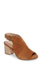 Women's Sole Society Zuma Peep Toe Bootie M - Brown
