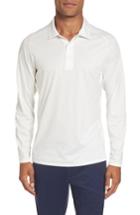 Men's Bonobos Superfine Slim Fit Long Sleeve Polo - White