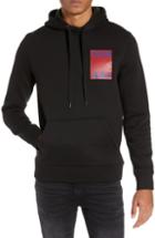 Men's Calvin Klein Jeans Stacked Logo Hoodie - Black