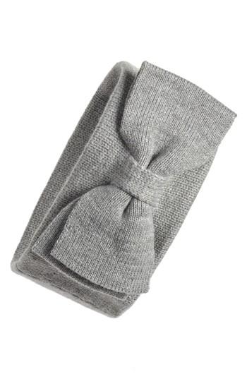 Kate Spade New York Half Bow Headband, Size - Grey