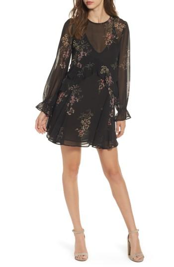 Women's Astr The Label Heather Fit & Flare Dress