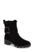 Women's Karl Lagerfeld Paris Preslie Faux Fur Lined Bootie M - Black