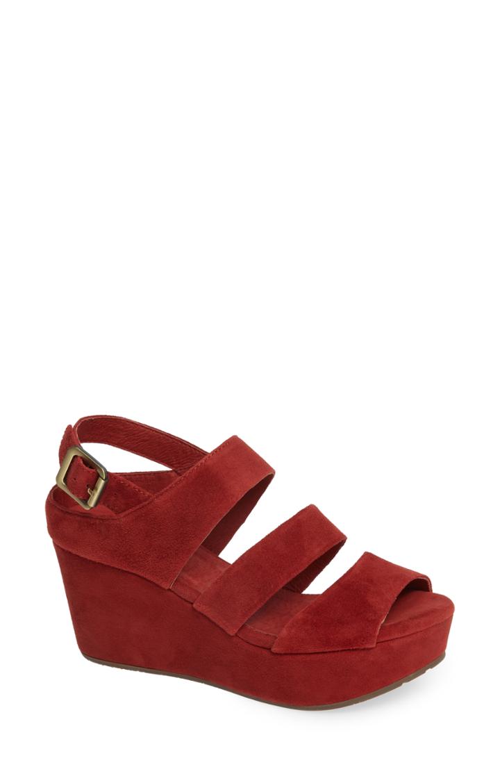 Women's Chocolat Blu Winslet Slingback Sandal .5 M - Red