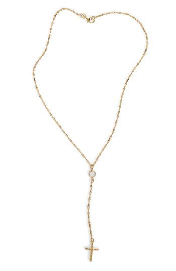 Women's Frasier Sterling Golden Girl Rosary Necklace