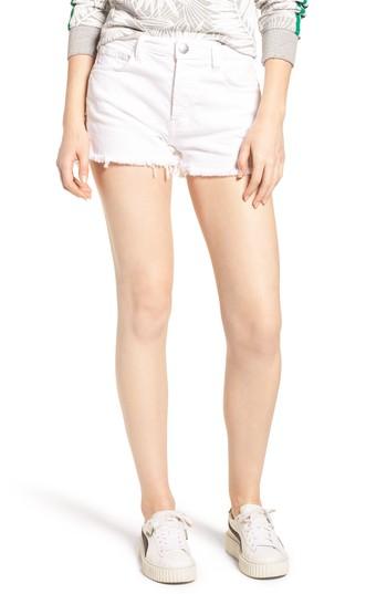 Women's Current/elliott The Ultra High Waist Cutoff Denim Shorts - White