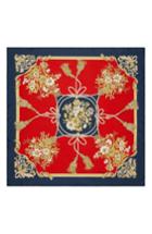 Women's Gucci Lady Intrigue Square Silk Scarf, Size - Red