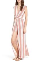 Women's Everly Twist Front Maxi Romper - Pink