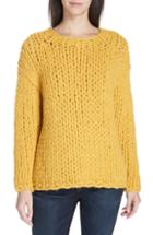 Women's Eileen Fisher Alpaca Blend Sweater, Size /x-small - Yellow