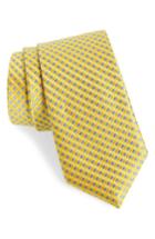 Men's Nordstrom Men's Shop Nathan Neat Silk Tie, Size - Yellow