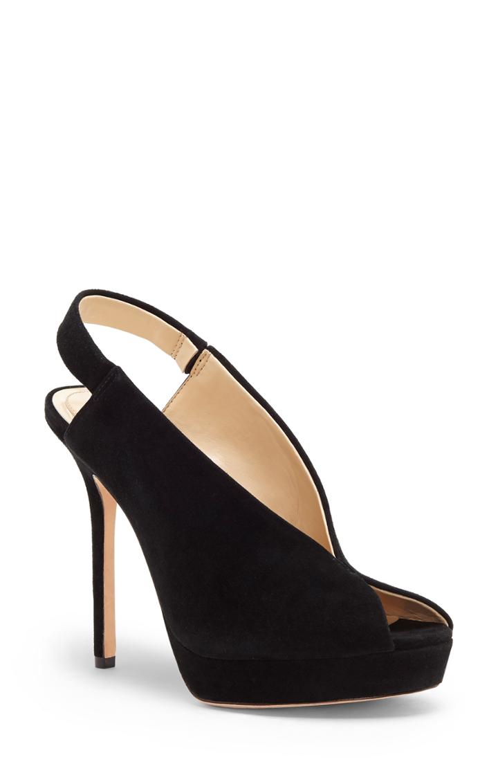 Women's Imagine By Vince Camuto Reany Platform Sandal .5 M - Black