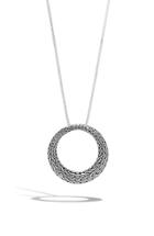 Women's John Hardy Classic Chain Circle Pendant Necklace