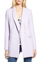 Women's Halogen X Atlantic-pacific Menswear Double Breasted Blazer - Purple