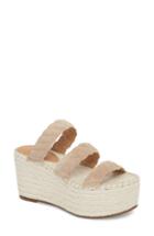 Women's Marc Fisher Ltd Rosie Espadrille Platform Sandal .5 M - Beige