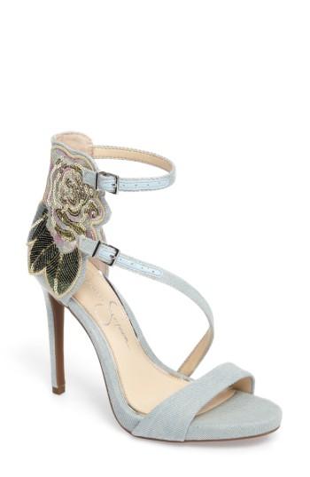 Women's Jessica Simpson Reesa Sandal M - Blue