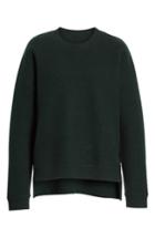 Women's Tory Sport Drop Hem Wool Sweater - Green