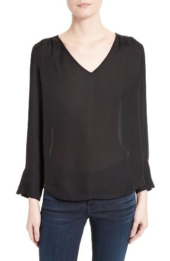 Women's Joie Theda V-neck Silk Blouse