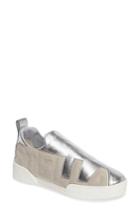 Women's Stella Mccartney Logo Slip-on Sneaker Us / 35eu - Metallic