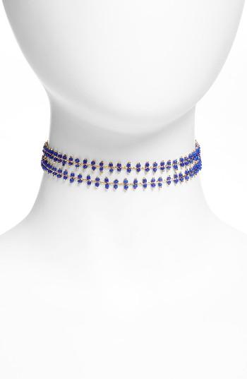 Women's Elizabeth And James Rosa Rosanna Multistrand Choker Necklace