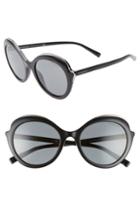 Women's Tiffany & Co. Paper Flowers 54mm Round Sunglasses - Opal Camel Gradient Mirror