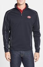 Men's Cutter & Buck San Francisco 49ers - Edge Drytec Moisture Wicking Half Zip Pullover