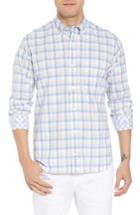 Men's Tailorbyrd Hobbes Regular Fit Check Sport Shirt - Blue