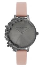 Women's Olivia Burton Twilight Case Cuff Leather Strap Watch, 34mm