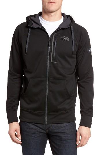 Men's The North Face 'mack' Front Zip Hoodie - Black