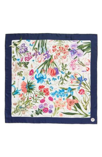 Women's Mantero Archivio N.15 Square Silk Scarf, Size - Ivory