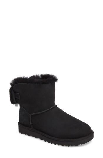 Women's Ugg Arielle Genuine Shearling Bootie M - Black