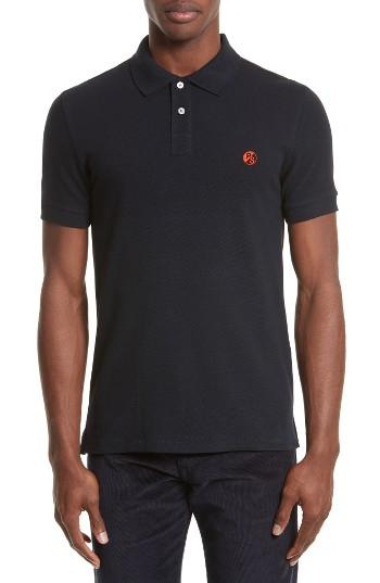 Men's Ps Paul Smith Slim Logo Polo - Blue
