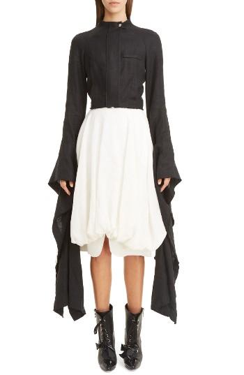 Women's Loewe Extra Long Sleeve Linen Jacket