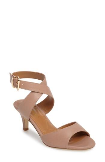 Women's J. Renee 'soncino' Ankle Strap Sandal .5 D - Beige